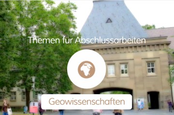 Du bist noch auf der Suche nach einem passenden Thema für Deine Bachelorarbeit in Geowissenschaften? Hier findest Du 3 Beispiele zur Inspiration.
