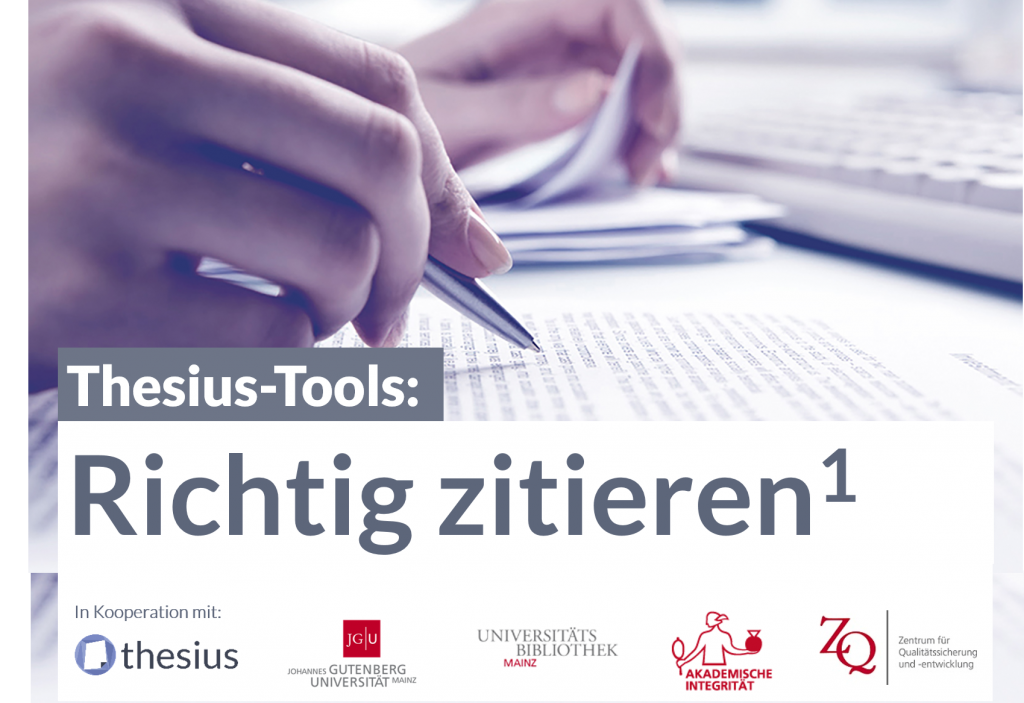 Checkliste Zitieren
